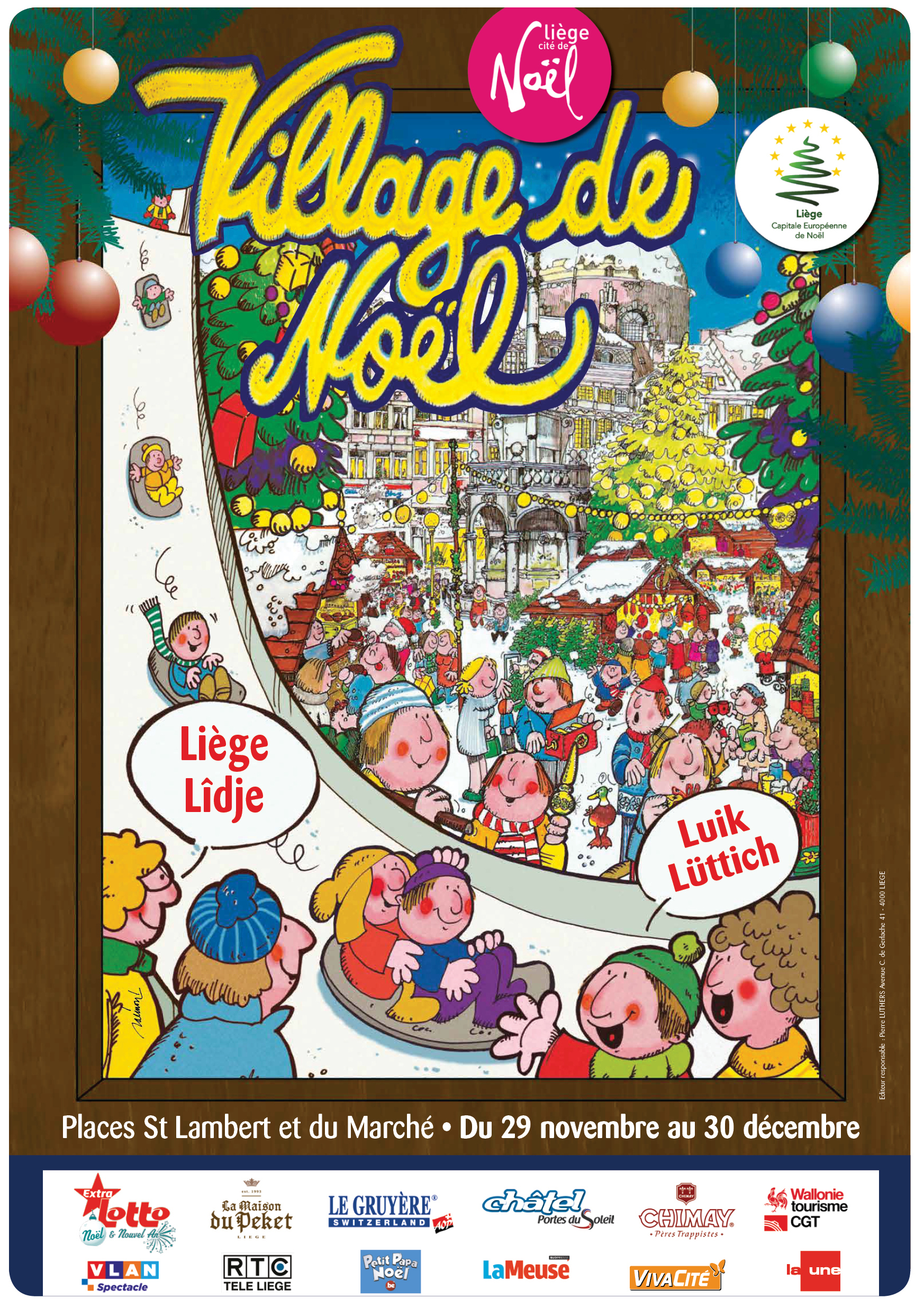 Le Village de Noël du 29 novembre au 30 décembre - CULTURE LIÈGE Le Village de Noël du 29 novembre au 30 décembre - CULTURE LIÈGE