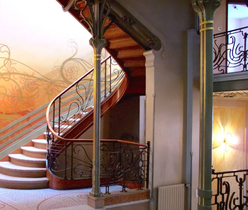 Victor Horta, escalier de l’Hotel Tassel, 1882 – 1883, Bruxelles