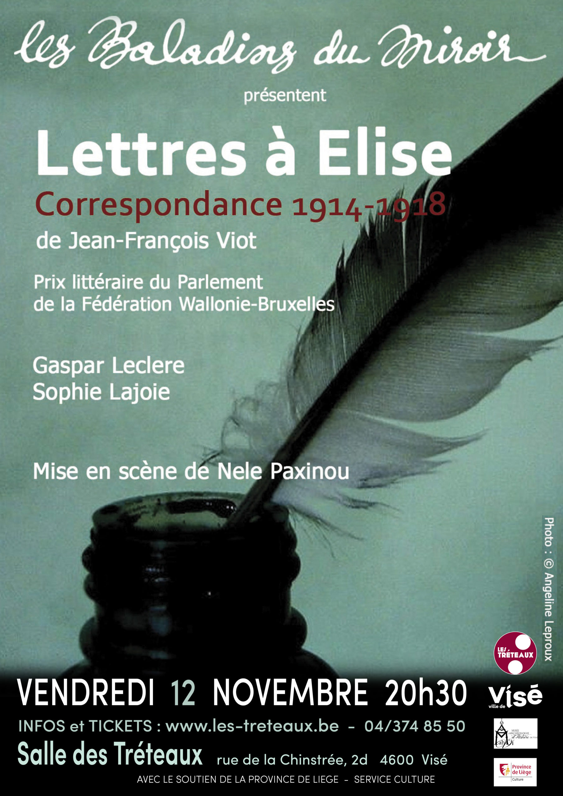 Lettres à Elise aux Tréteaux Visé