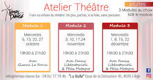 Ateliers théâtre Adultes