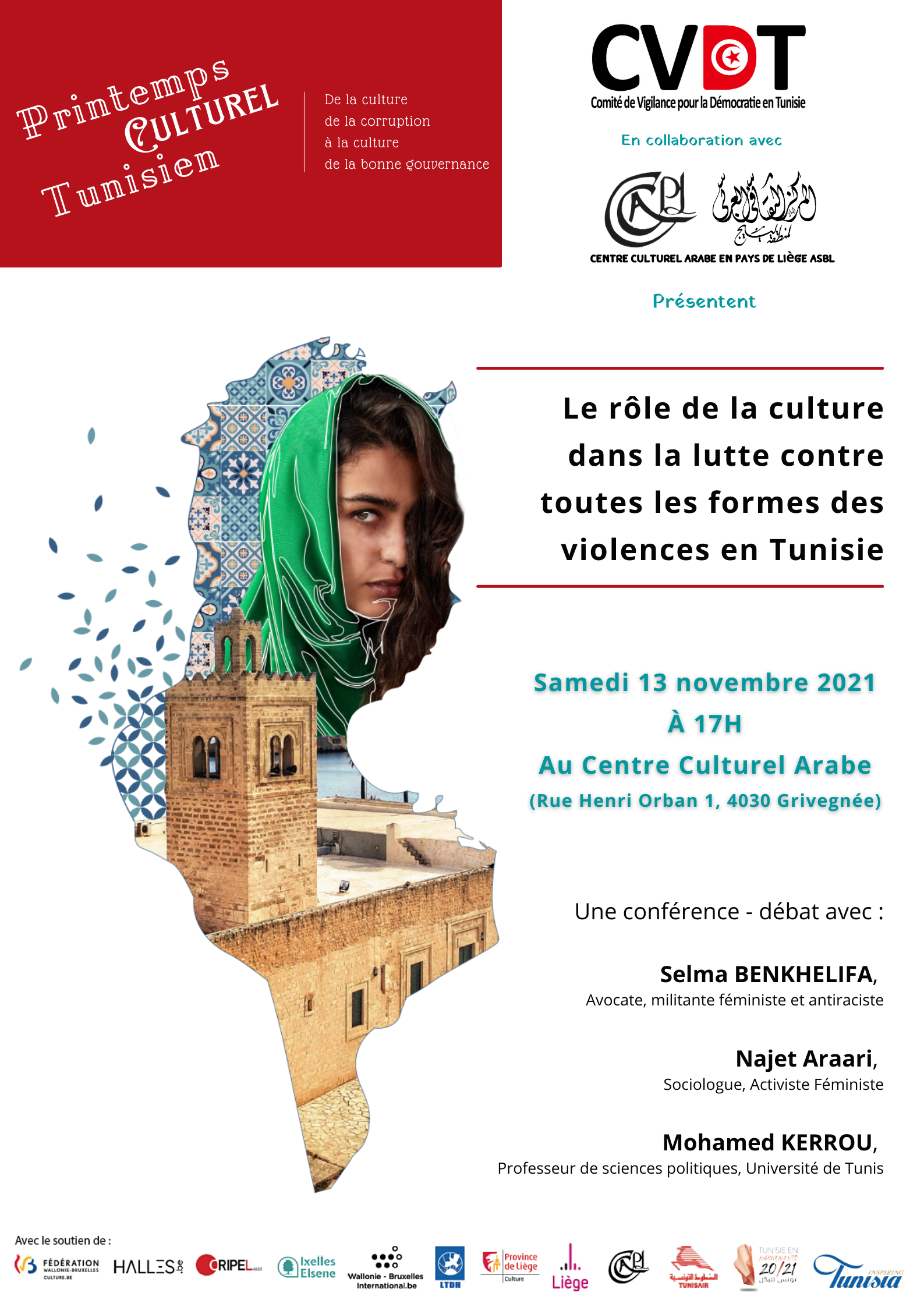 Le rôle de la culture dans la lutte contre toutes les formes des violences en Tunisie