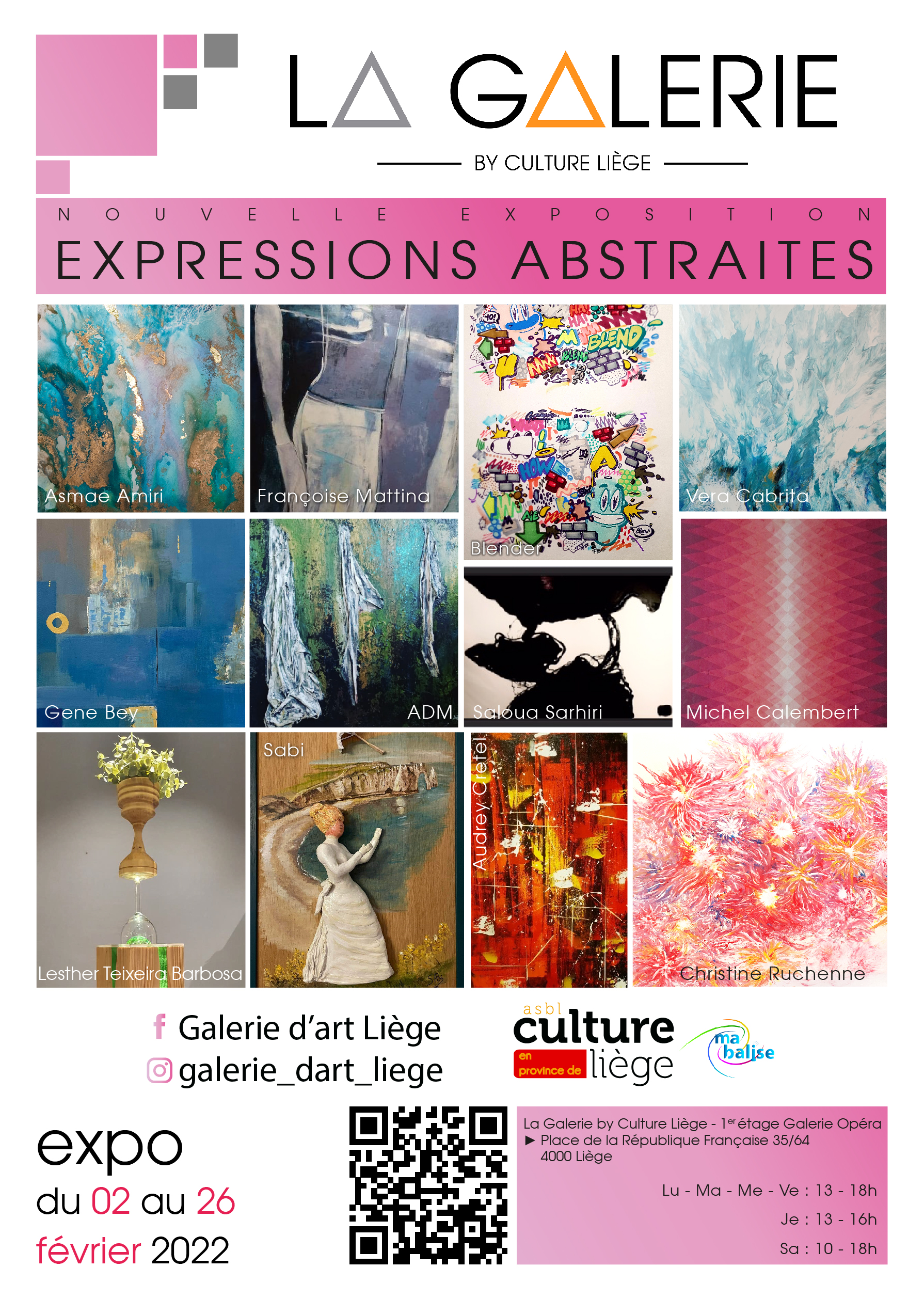 Expressions Abstraites à la Galerie by Culture Liège