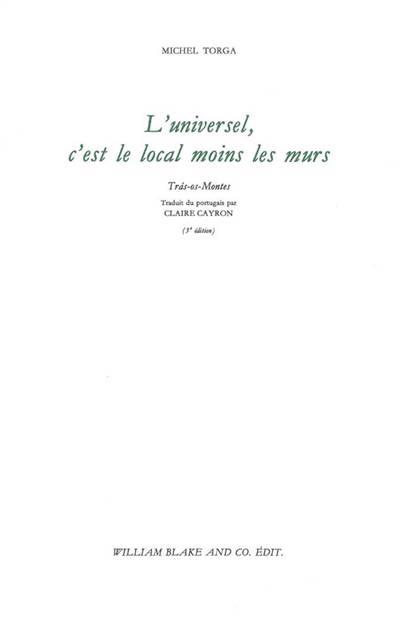 L'Universel c'est le local moins les murs à la MNEMA asbl La Cité Miroir