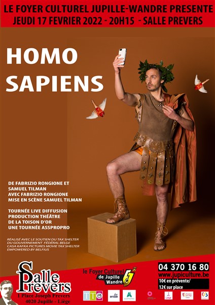 Homo Sapiens au Foyer culturel de Jupille-Wandre