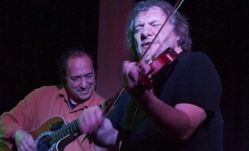 Teicher/Martini (b) chanson française, violon & guitare au Blues-Sphère bar