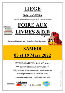 Foire aux Livres & BD à la Galerie Opéra by Culture Liège