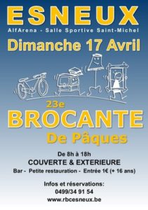 23ème Brocante d Pâques à Esneux