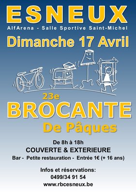 23ème Brocante d Pâques à Esneux