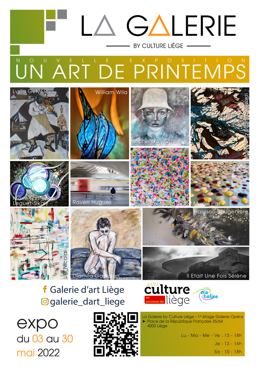 Exposition Un art de printemps à la Galerie Opéra by Culture Liège