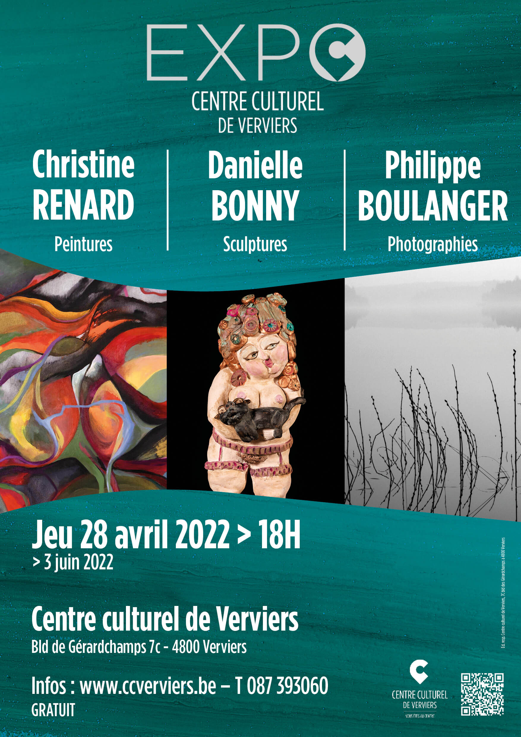 Exposition au Centre culturel de Verviers