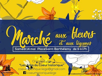 Marché aux fleurs et aux légumes du Coeur historique de Liège