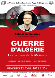 Guerre d'Algérie : Le trou noir de la Mémoire au Centre cultuel arabe du Pays de Liège