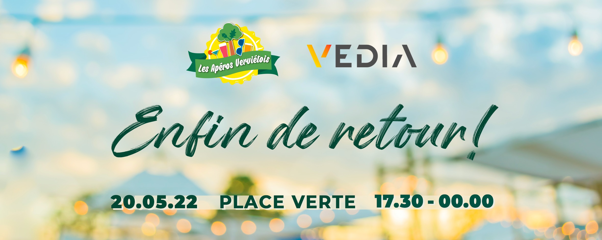 Les Apéros Verviétois - VEDIA ÉDITION à la Place Verte à Verviers