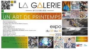 Affiche de l'exposition "Un art de printemps"