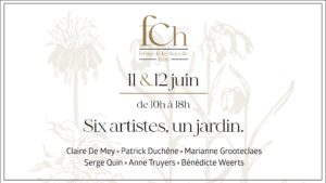 Six artistes, 1 jardin à la Ferme de la Chapelle à Theux