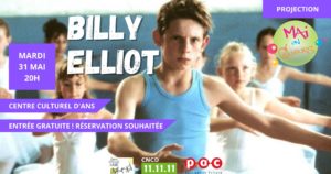 Cinéclub Ansois : Billy Elliot au Centre culturel d'Ans