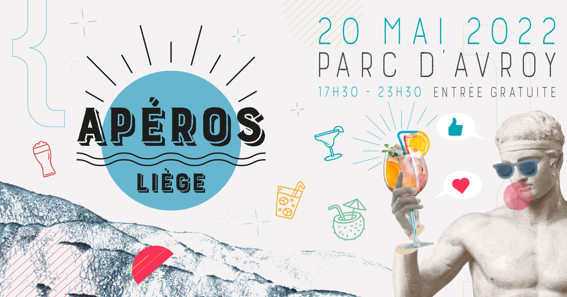 Les Apéros Liège - Lancement de saison au Parc d'Avroy