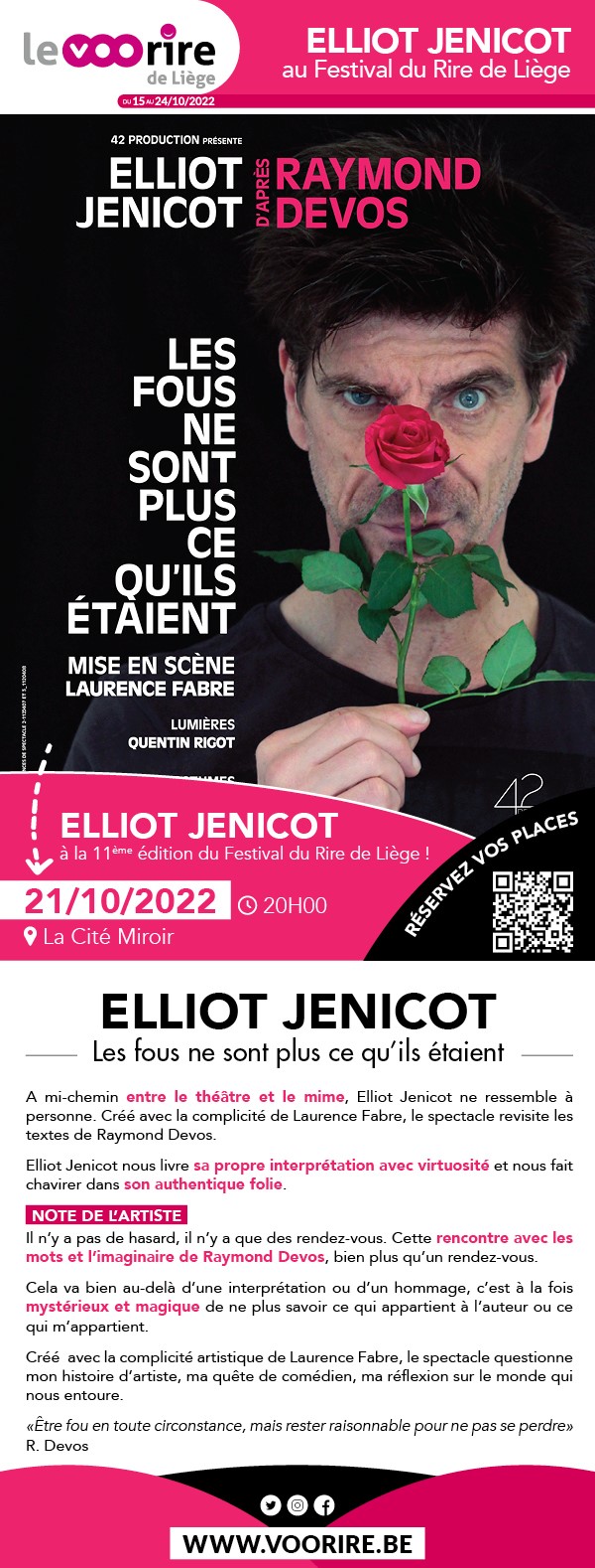 Elliot Jenicot - Les Fous ne sont plus ce qu'ils étaient à la Cité Miroir