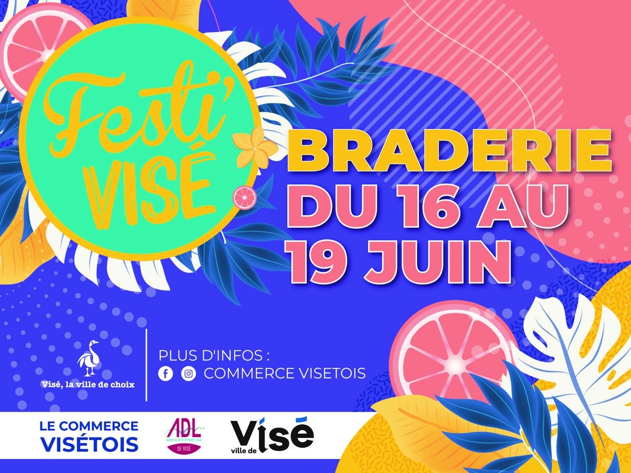 Festi'Visé 2022 : Grande braderie & Fête de la Musique ! organiséparle Commerce Visétois