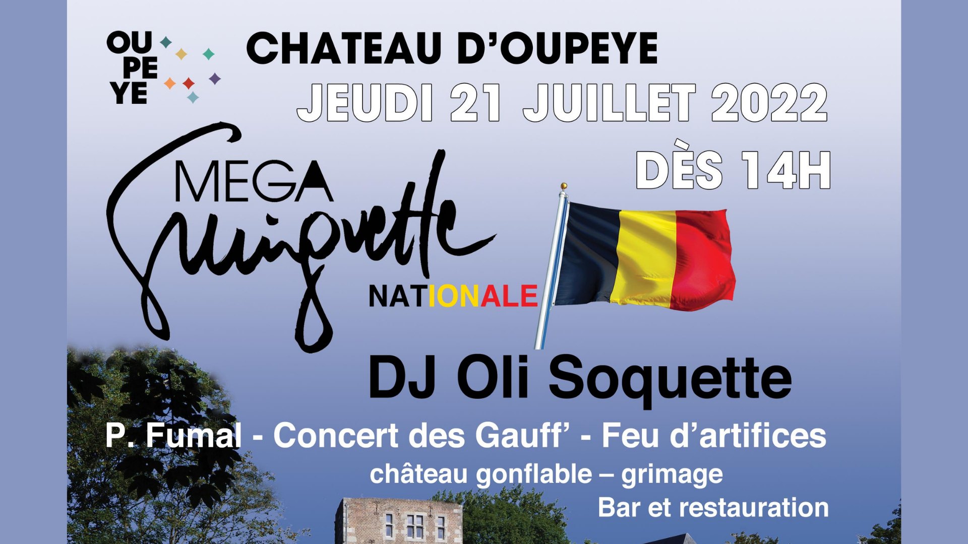 Mega Guinguette Nationale au Château d'Oupeye