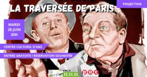 Cinéclub Ansois : La Traversée de Paris au Centre culturel de Ans