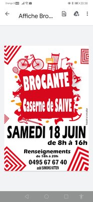 La Grande Brocante de la Caserne de Saive