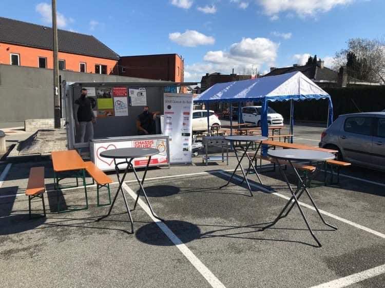 Dégustation BBQ et inauguration de notre remorque de fête au Spar de Queue-du-Bois