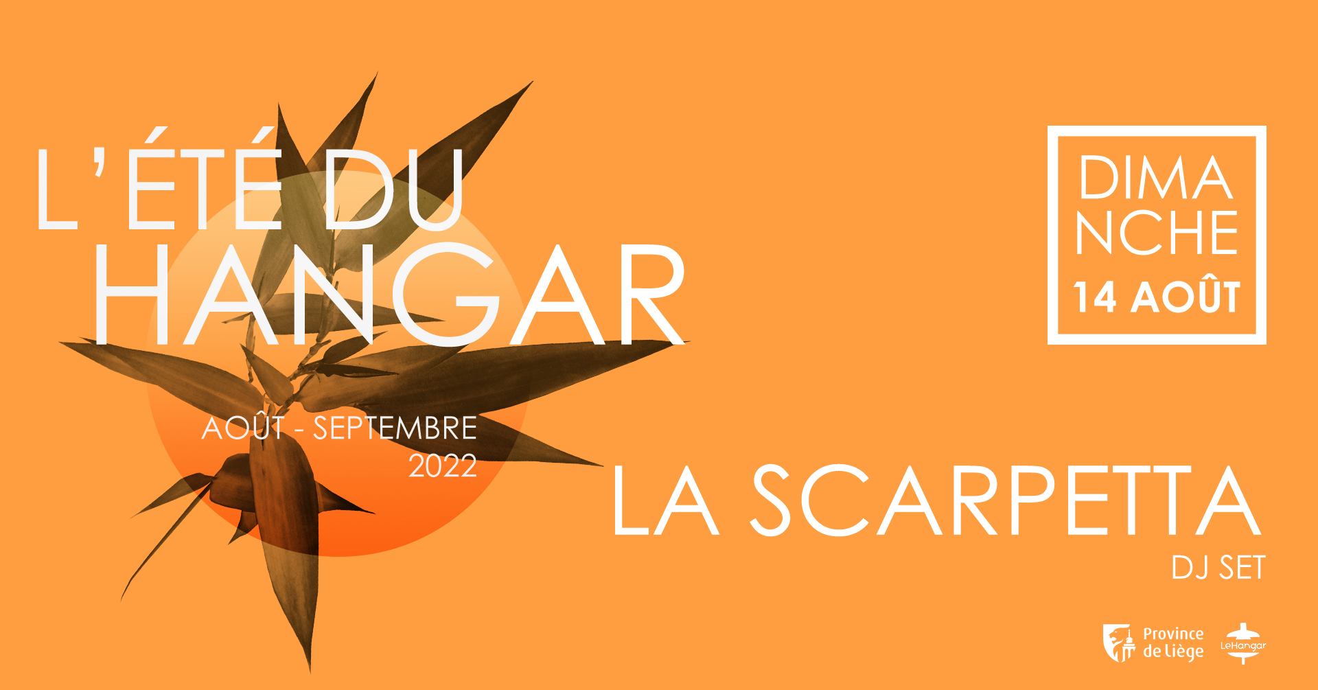 L'été du Hangar – LA SCARPETTA (DJ SET) au Hangar ASBL