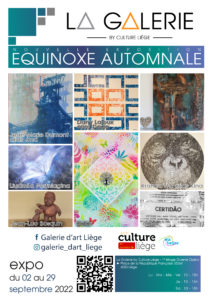 Exposition "Equinoxe Automnale à la Galerie Opéra by Culture Liège à LIEGE