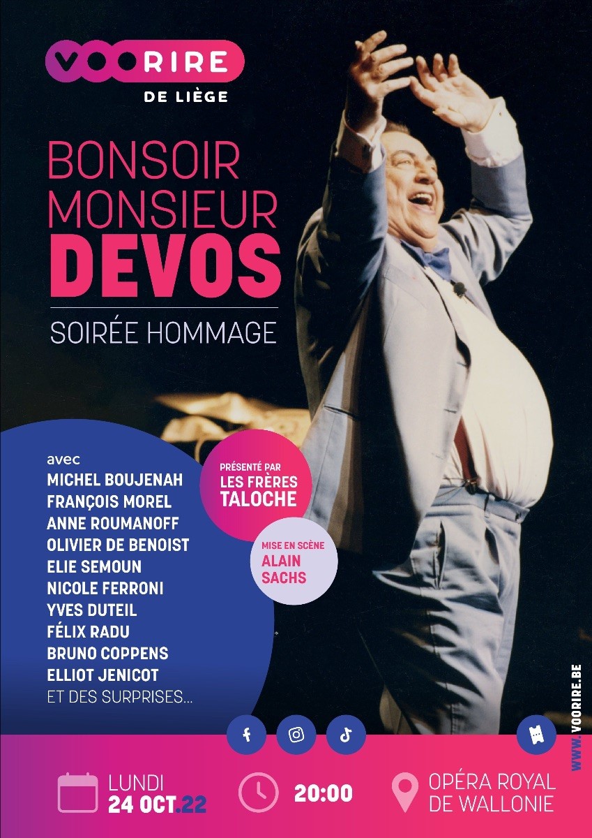 "BONSOIR MONSIEUR DEVOS" à l'Opéra Royal de LIEGE