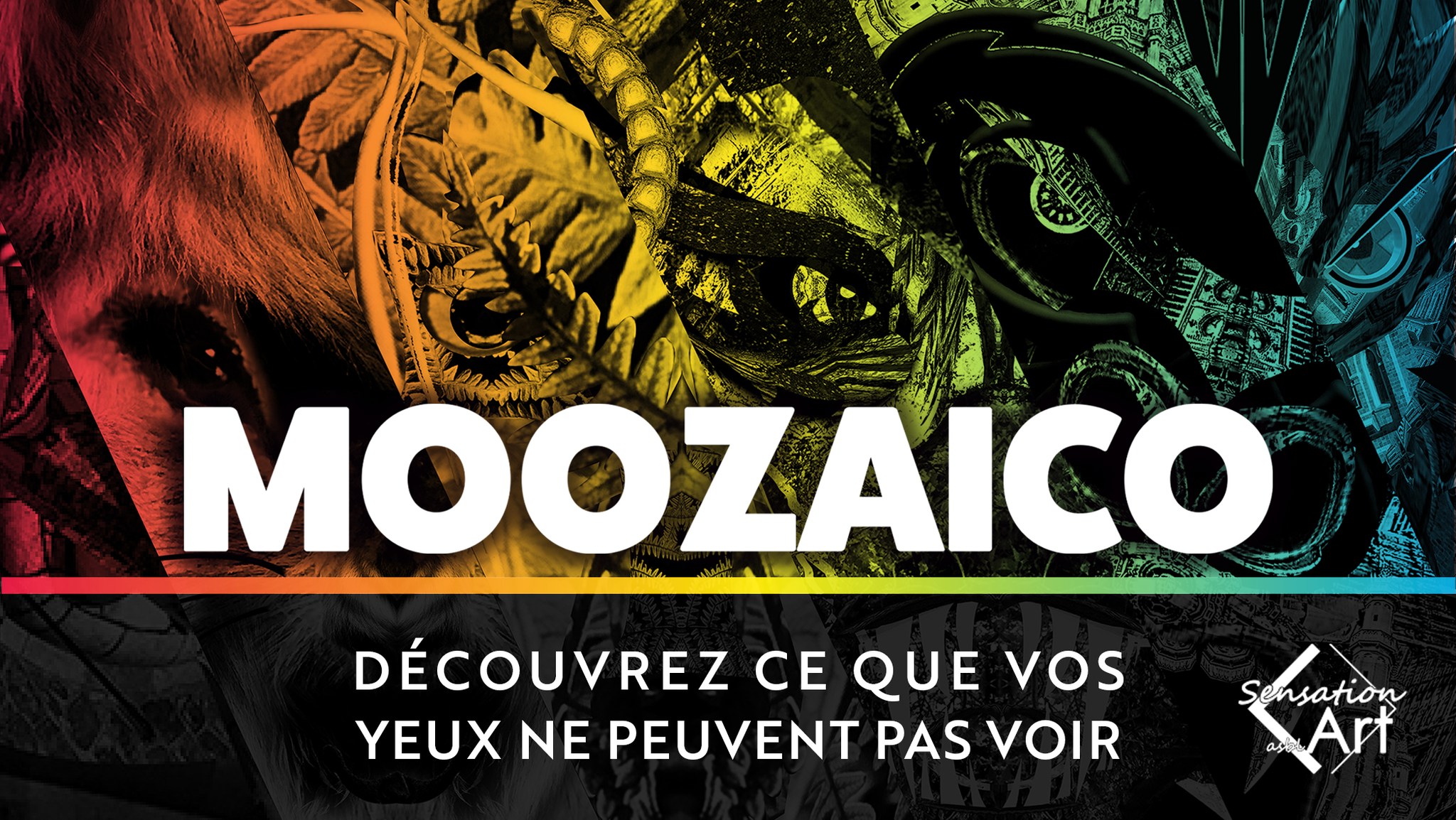 MOOZAICO pour la première fois en Europe: Belgique chez Sensation Art à PETIT-RECHAIN
