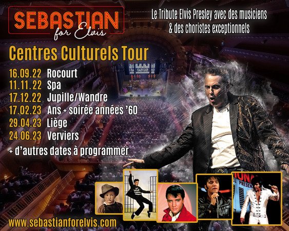 Sebastian For Elvis - "Centres Culturels Tour" à la Salle Prévers de JUPILLE