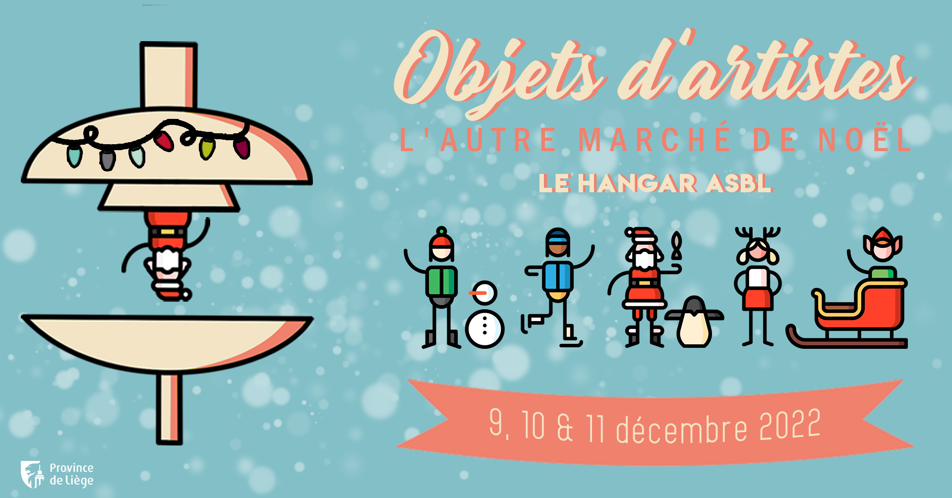 Objets d'artistes - L'autre marché de Noël 2022 au Hangar ASBL à LIEGE