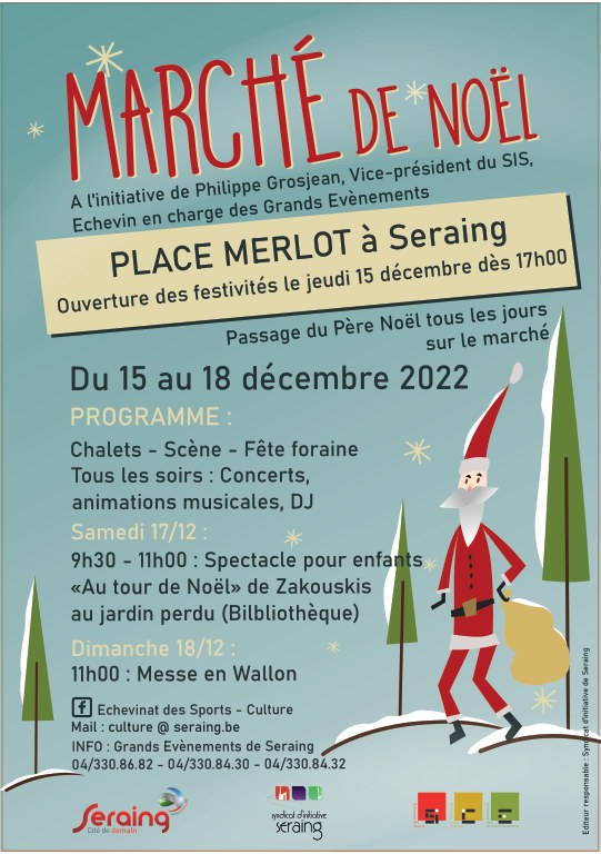 Village de Noël Place Merlot à SERAING