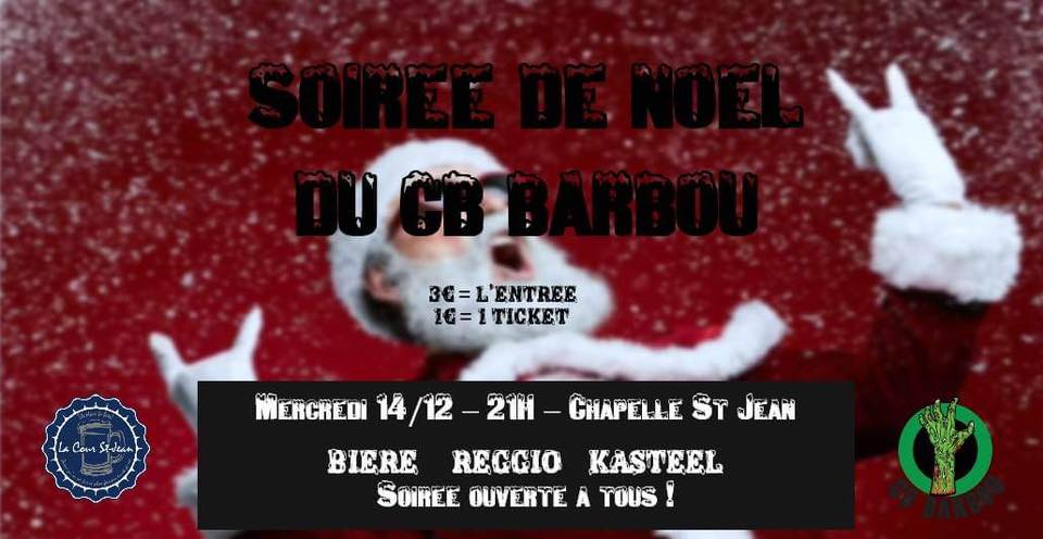 Soirée Noël du CB Barbou