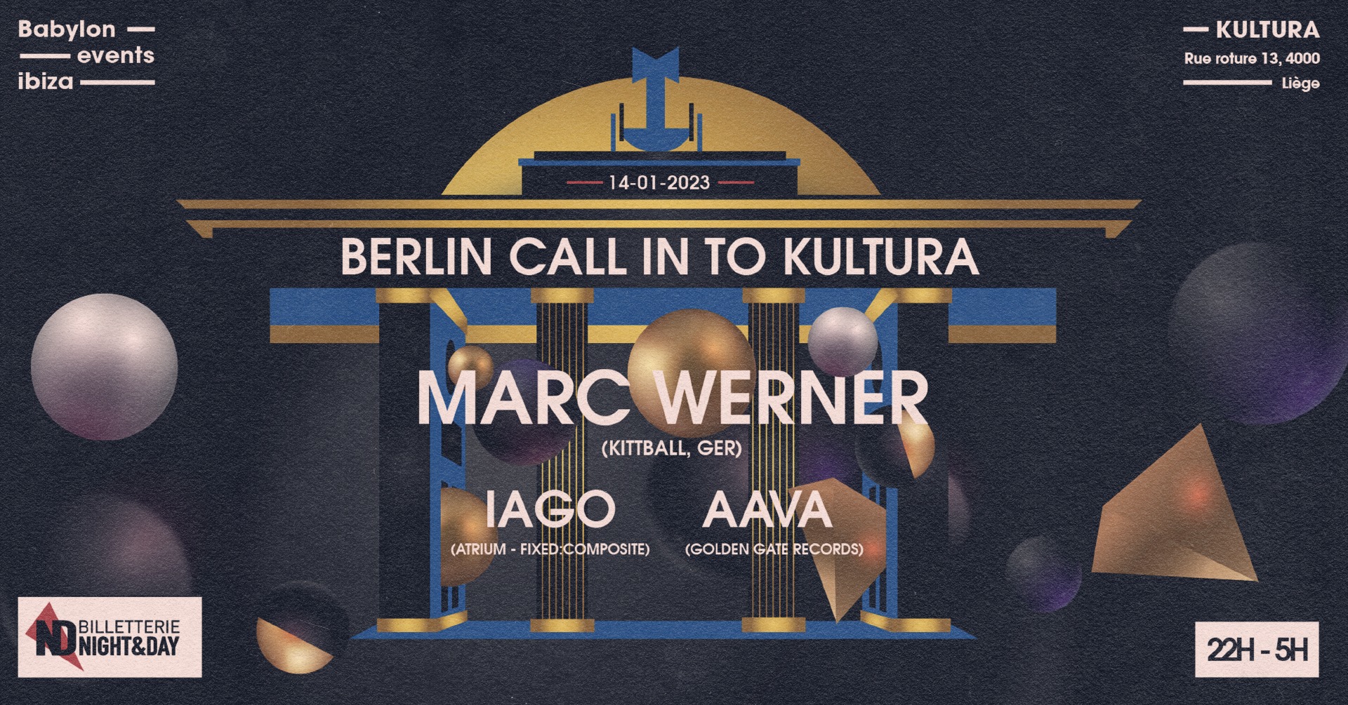 Berlin call in to Kultura Liege