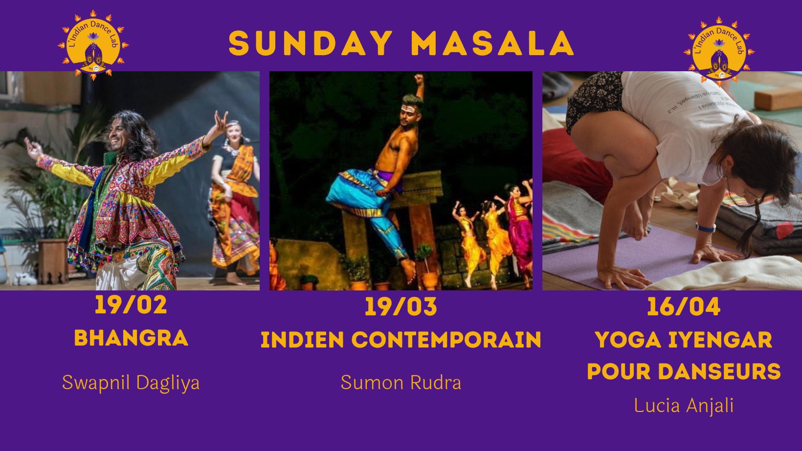 Sunday Masala - 3h Danses indiennes Special Guest au Centre Antoine Vitez-Ecole des Arts de la Scène