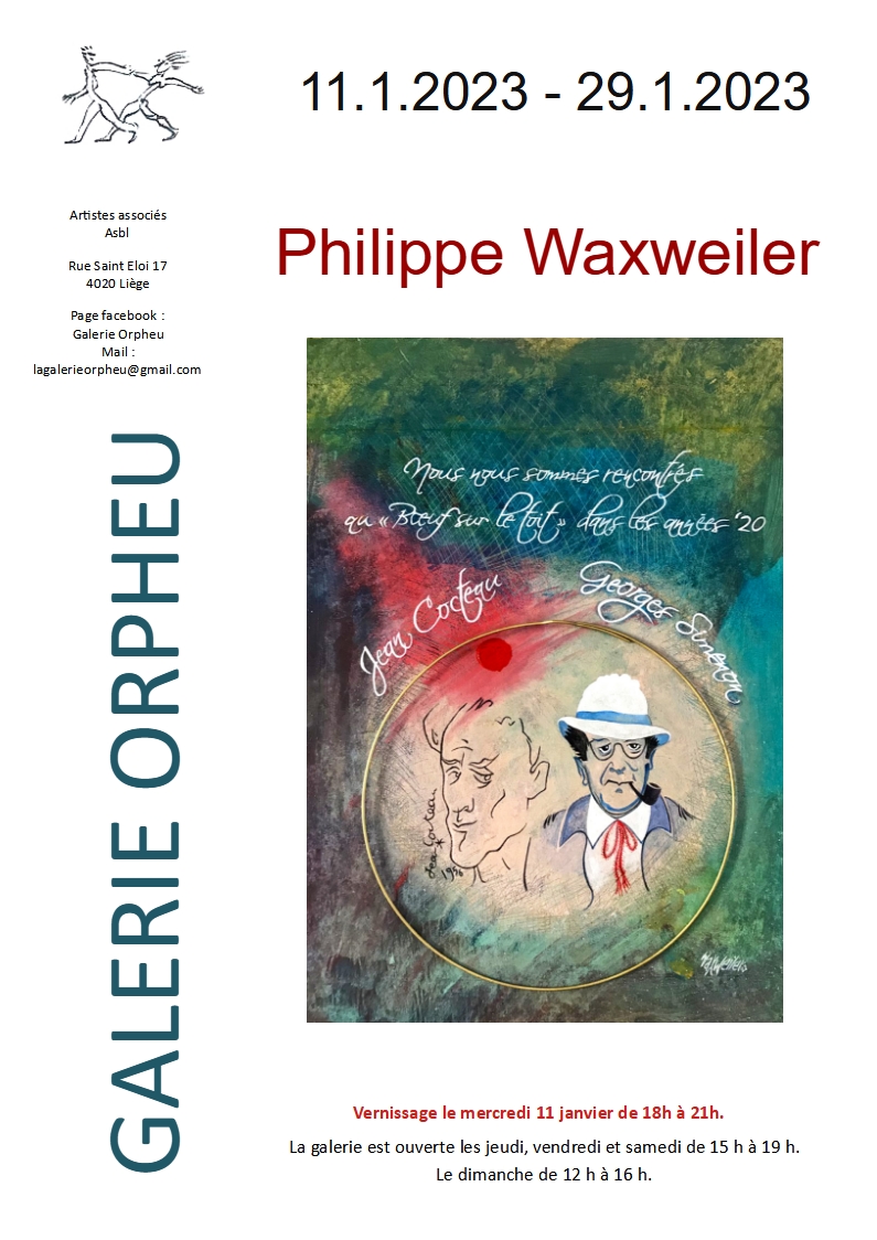 La galerie Orpheu expose Philippe Waxweiler