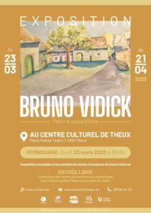 Bruno Vidick au Centre culturel de THEUX