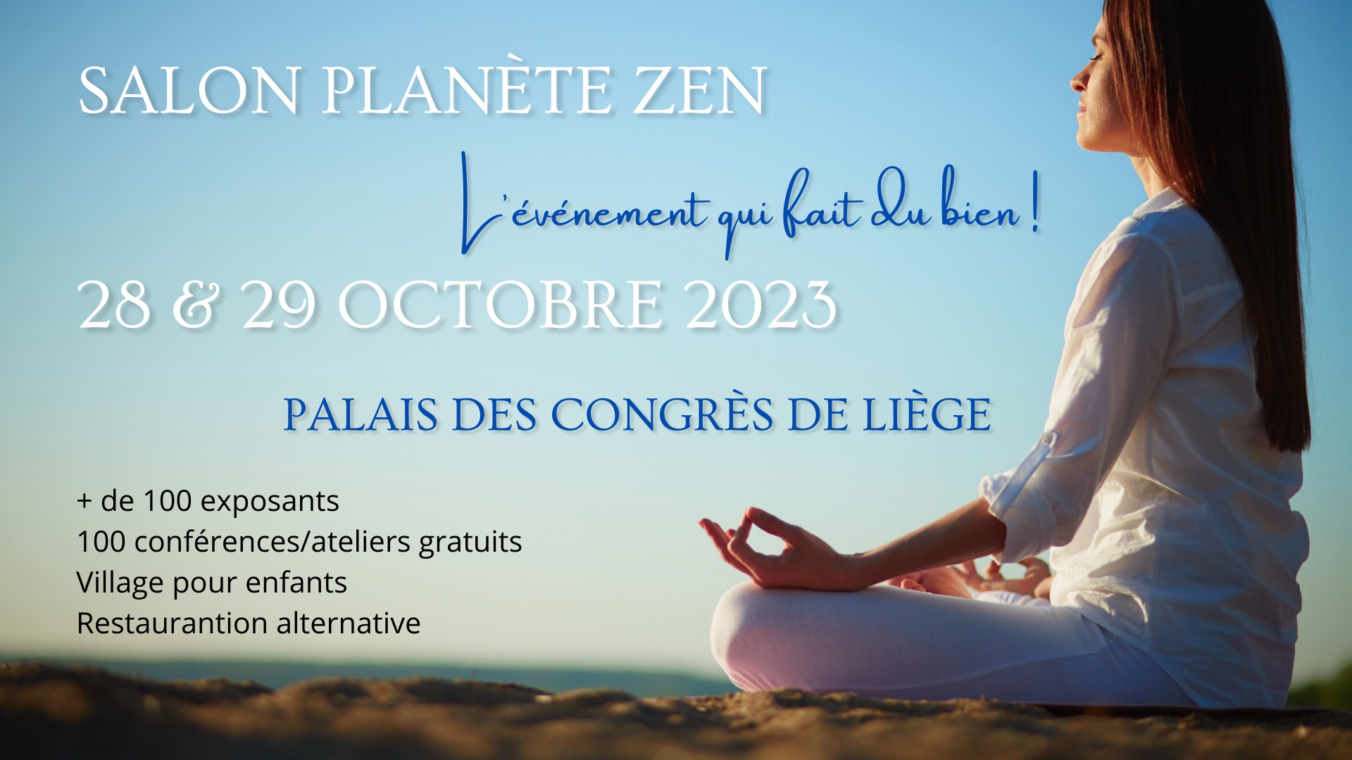 Salon Planète Zen Liège 2023 au Palais des Congrès de LIEGE
