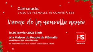 Vœux du PS Flémalle à la Maison du Peuple de FLÉMALLE-HAUTE