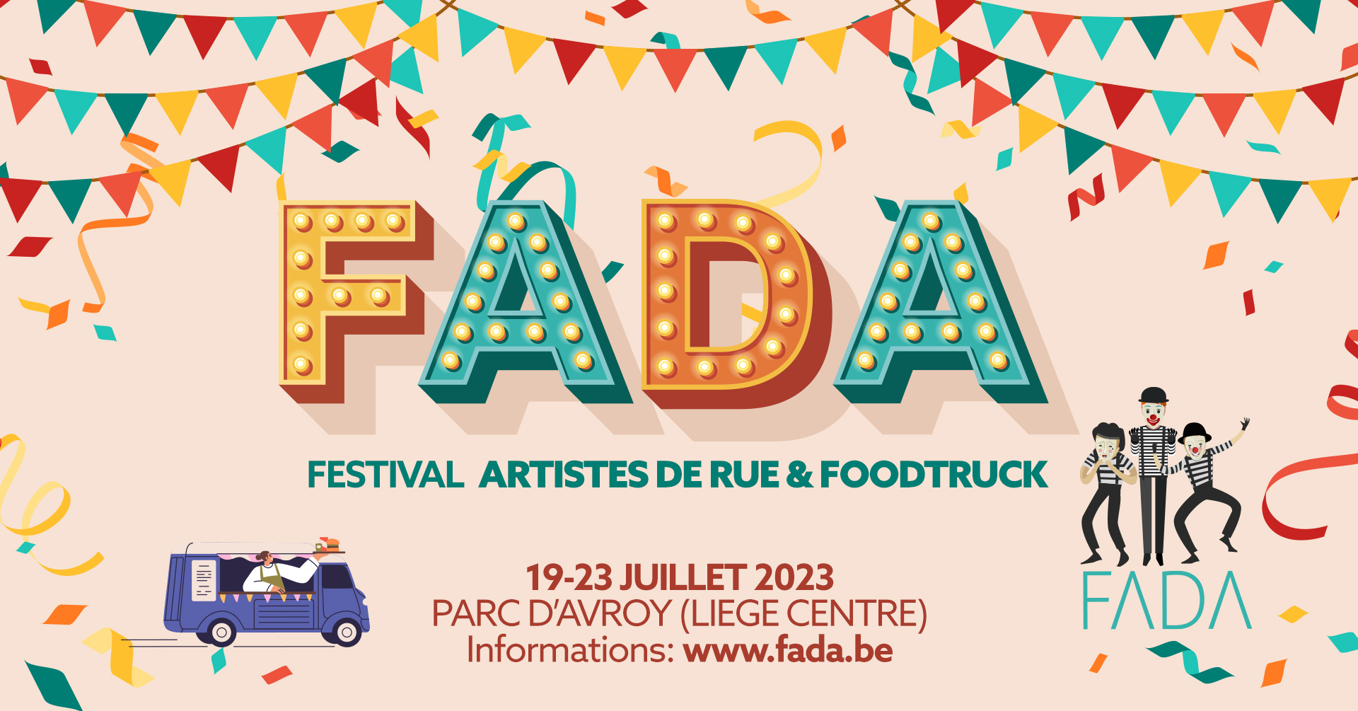FADA | Festival Artistes de rue & Foodtrucks au Parc d'Avroy à LIEGE