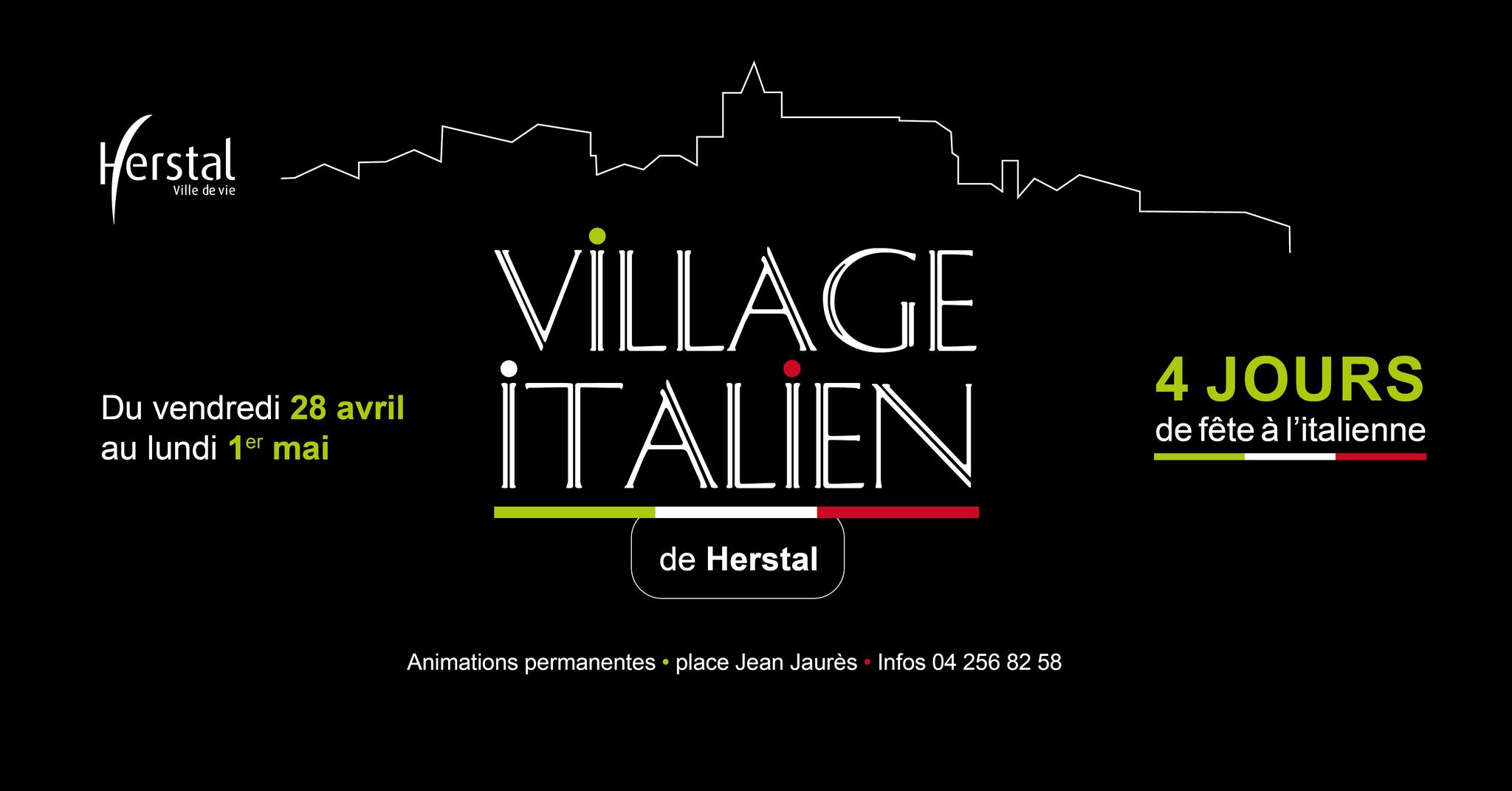Village italien de Herstal Place communale de HERSTAL