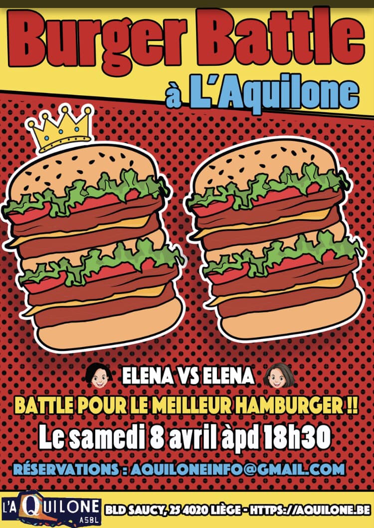 Burger battle à L'Aquilone à LIEGE