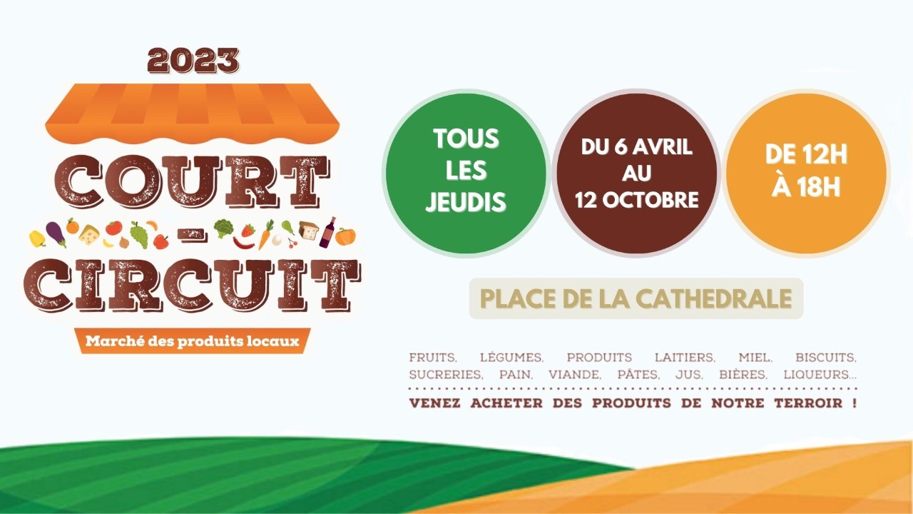 Court-circuit : marché des producteurs locaux Place Cathédrale de LIEGE