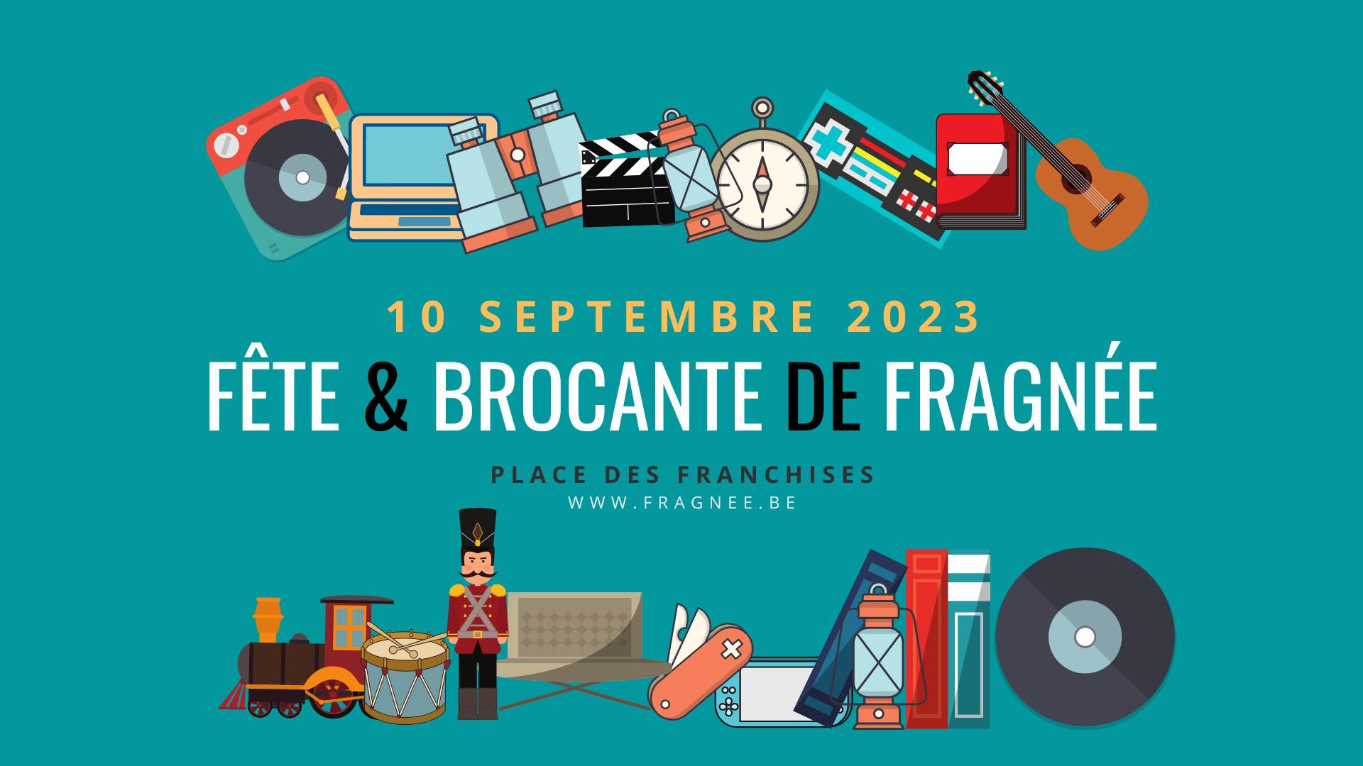 Fête & Brocante de Fragnée 2023 Place des Franchisés à LIEGE