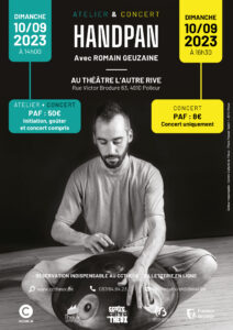 HANDPAN - Initiation (adultes) & concert Romain Geuzaine