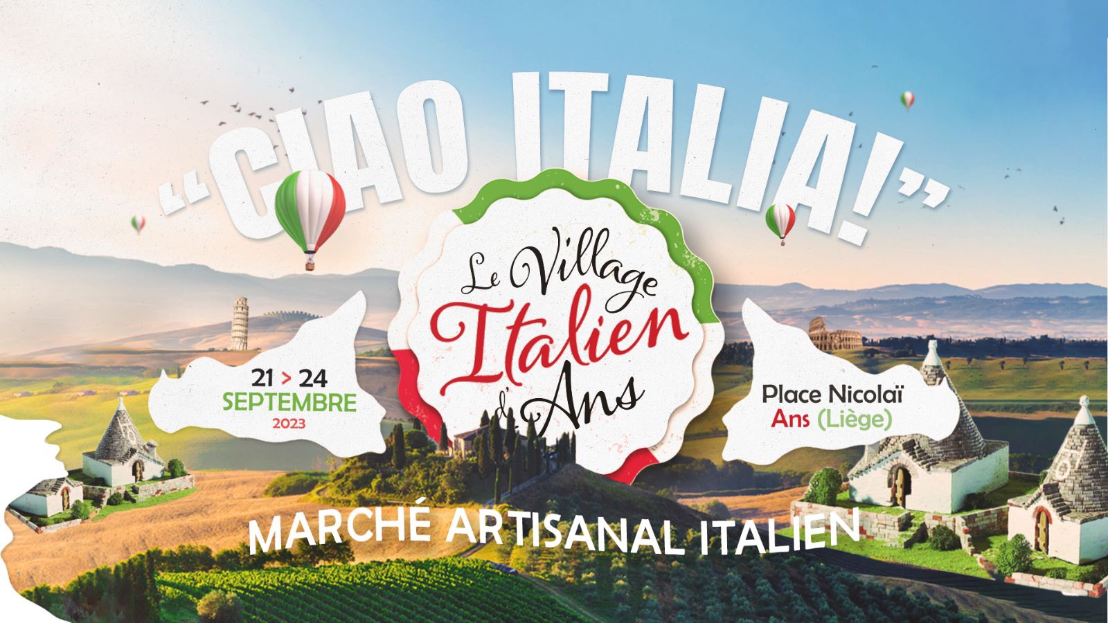 "Ciao Italia", le marché de produits gastronomiques et artisanaux italiens