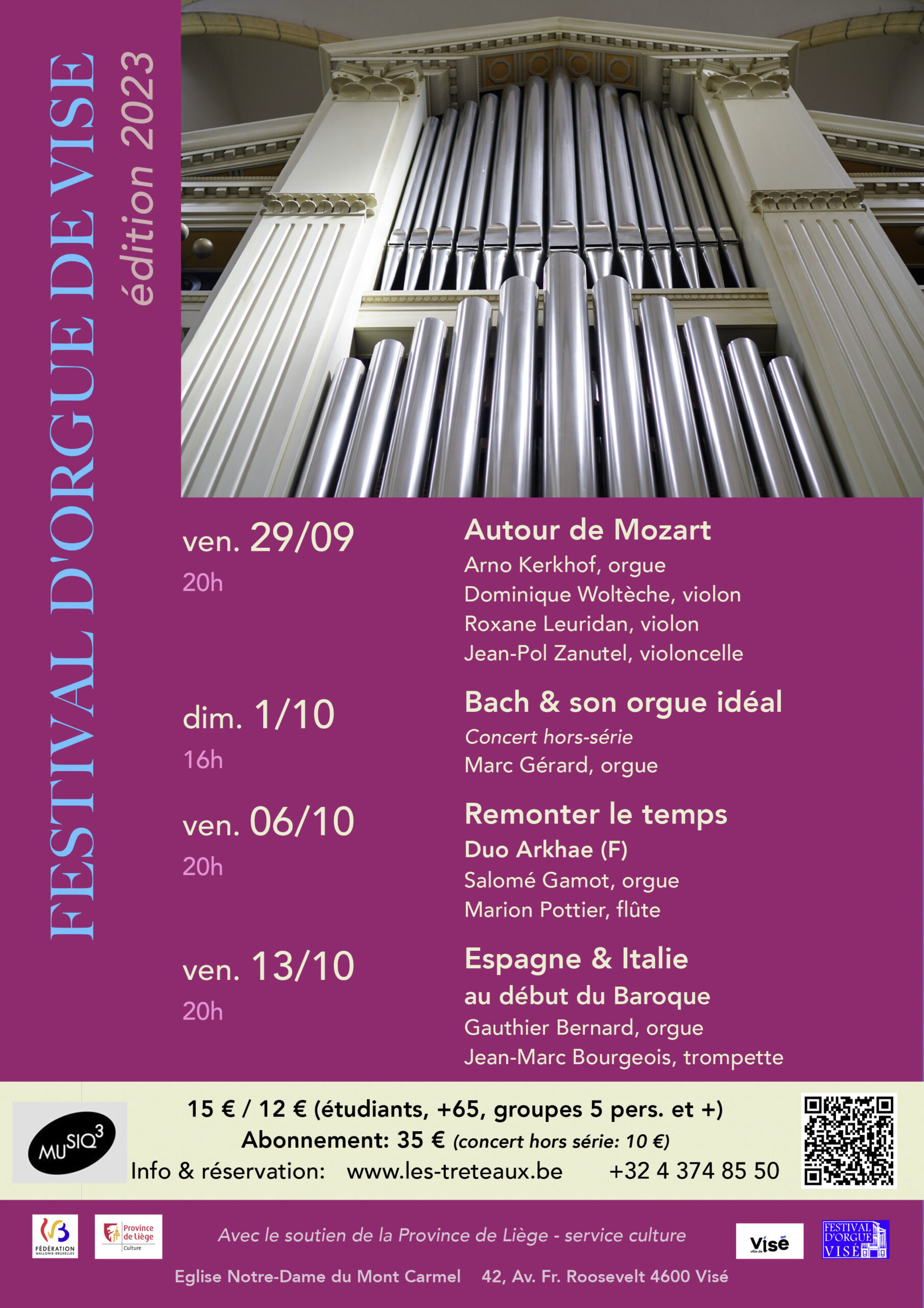 Festivald'orgue de VISÉ 2023