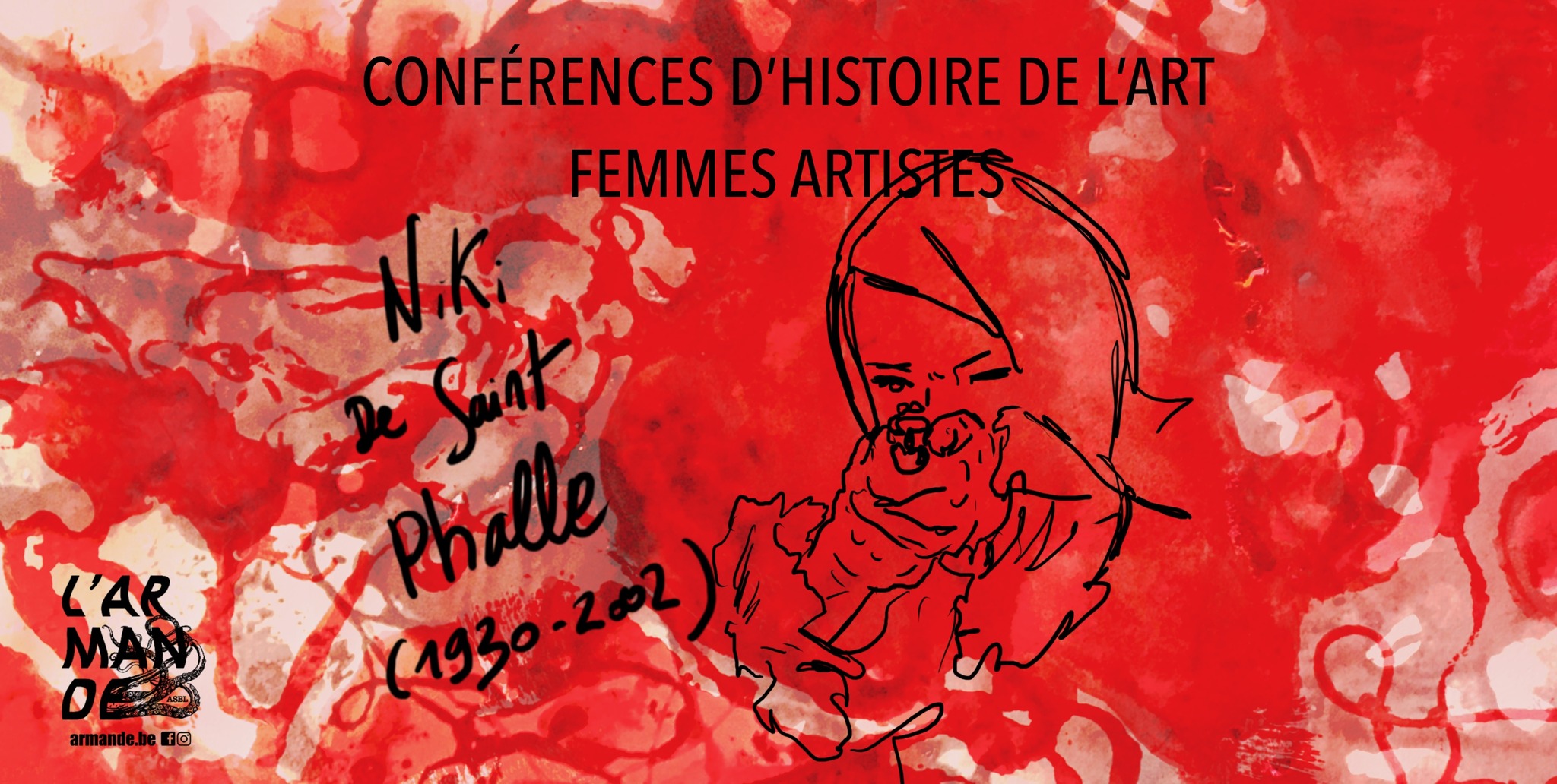 Conférence : Conférence d'Histoire de l'Art : Niki de Saint Phalle chez L'Armande ASBL à LIEGE